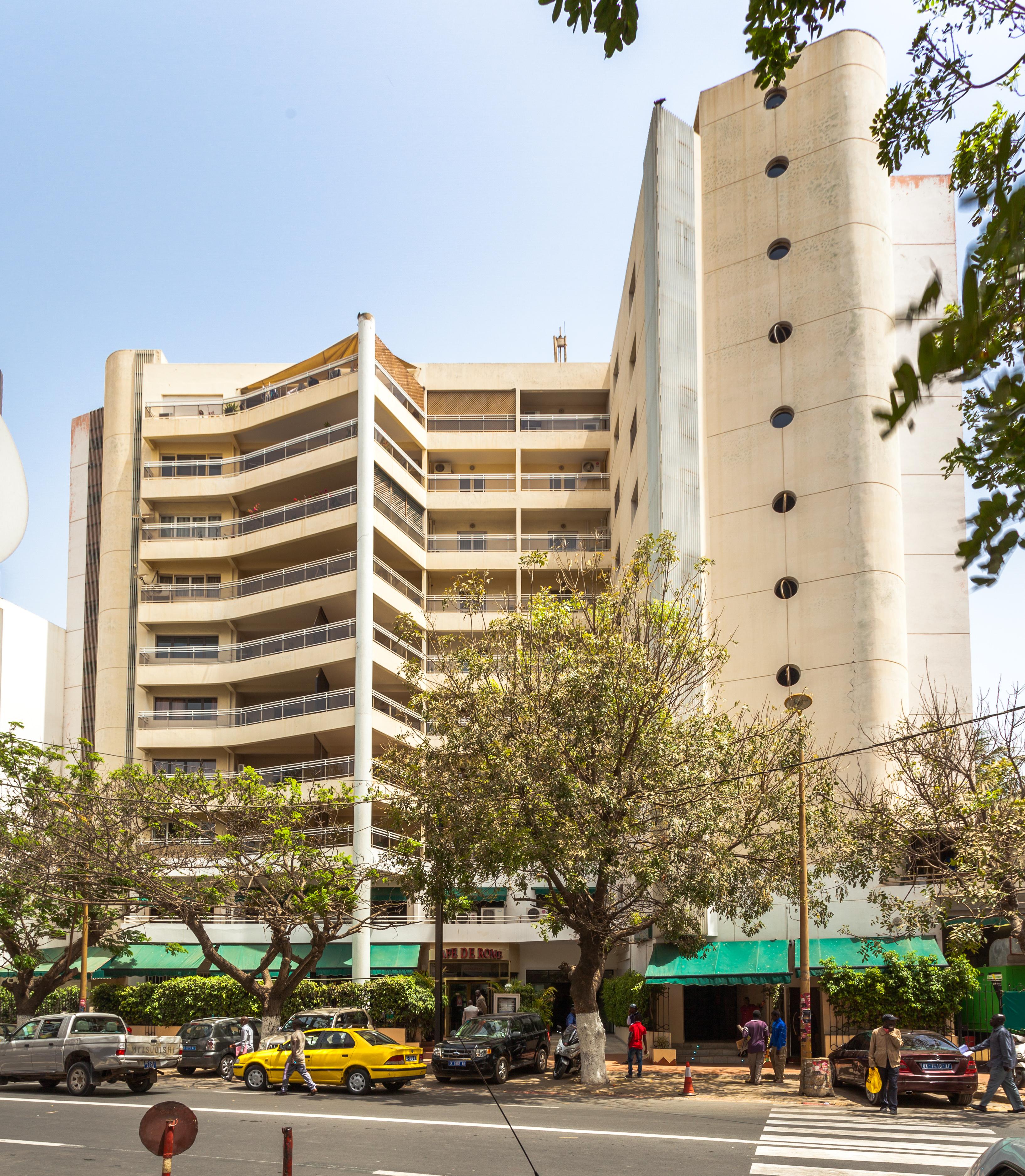 Cafe De Rome Otel Dakar Dış mekan fotoğraf